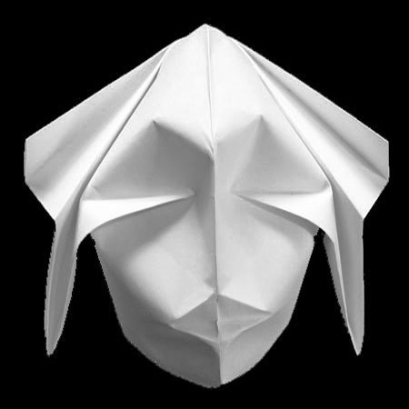 Maske, grå
